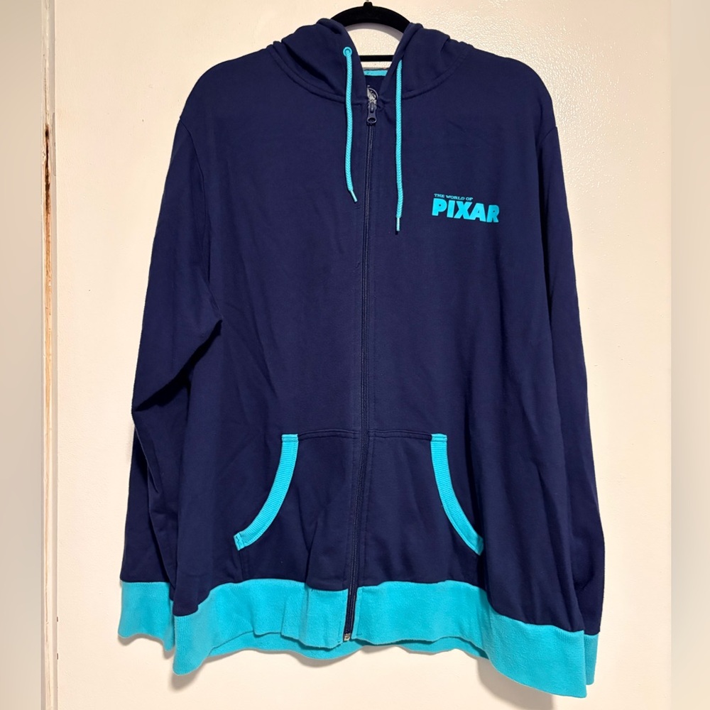 Disney Parks Pixar Luxo Ball Lamp zip up hoodie - size 3X